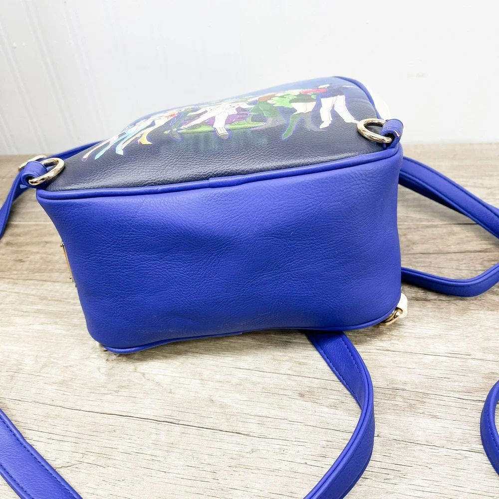 Sailor Moon BoxLunch Mini Backpack Convertible Crossbody Bag Blue White Anime